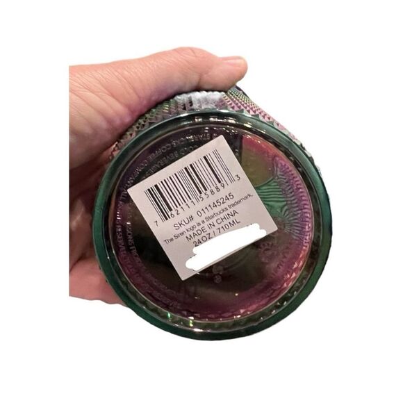 Starbucks 2023 Venti Limited Edition Halloween Black Bling Oil Slick Tumbler NEW - Picture 6 of 8